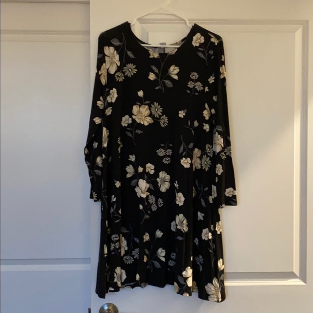 Floral Long Sleeve Dress